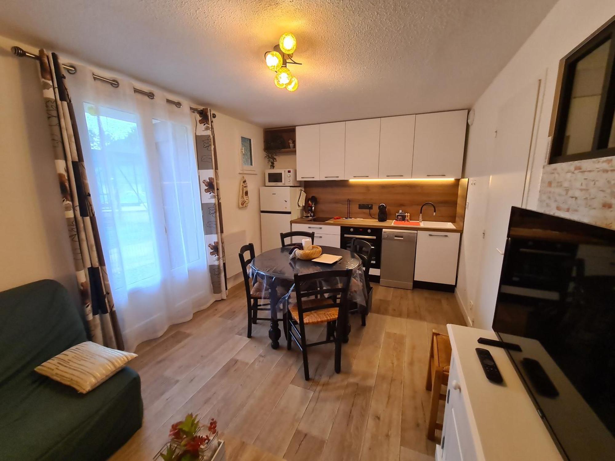Escapade Montagne En Famille, Appartement Cosy Avec Piscine Couverte Bielle Extérieur photo